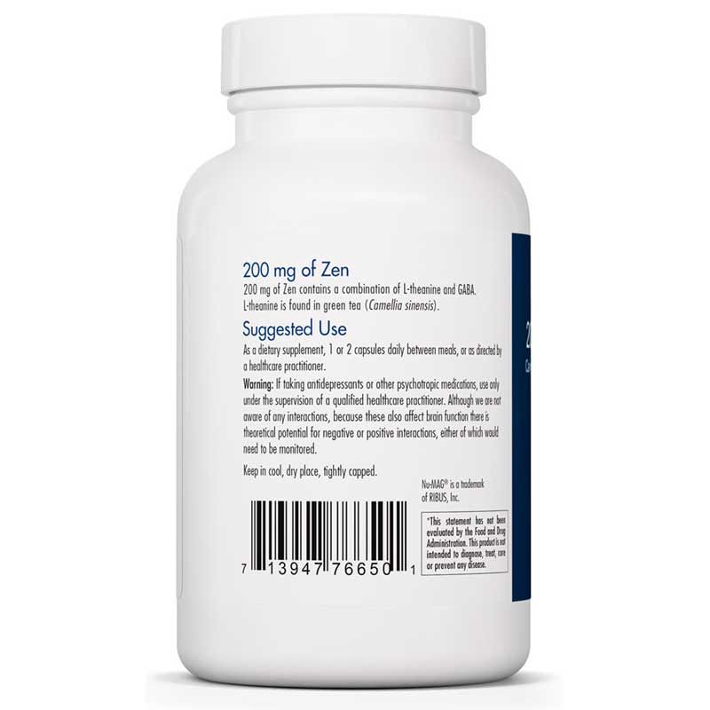 200 Mg of Zen, 120 Veg Capsules | 200 мг дзена, 120 растительных капсул