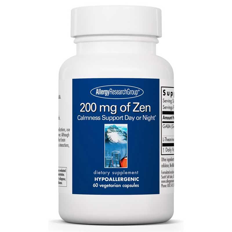 200 Mg of Zen, 60 Veg Capsules | 200 мг дзена, 60 растительных капсул