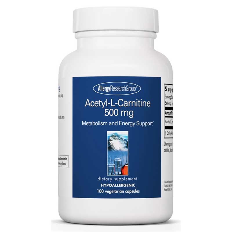 Acetyl-L-Carnitine 500 Mg | Ацетил-L-карнітин 500 мг