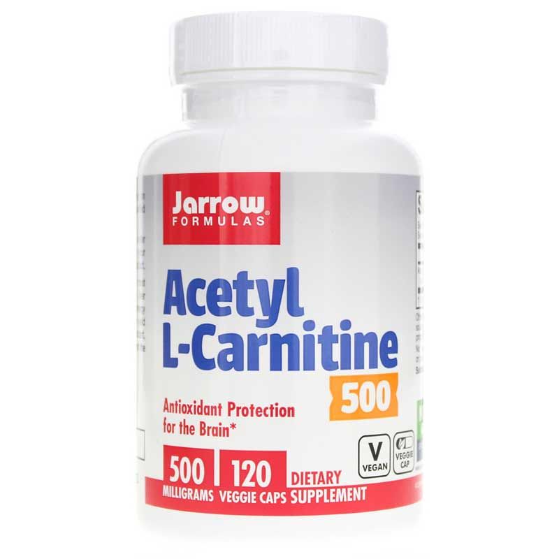 Acetyl L-Carnitine 500 Mg, 120 Veg Capsules | Ацетил L-карнитин 500 мг, 120 вегетерианских капсул