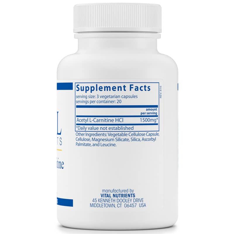 Acetyl L-Carnitine 500 Mg | Ацетил L-карнитин 500 мг
