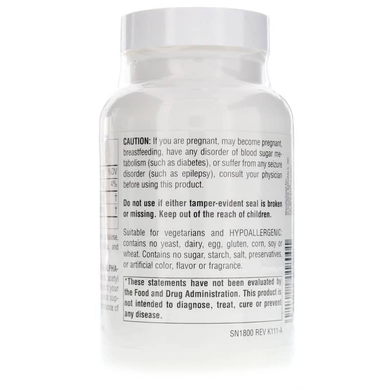 Acetyl L-Carnitine &amp; Alpha-Lipoic Acid 650 Mg, 120 Tablets | Ацетил L-карнитин и альфа-липоевая кислота 650 мг, 120 таблеток