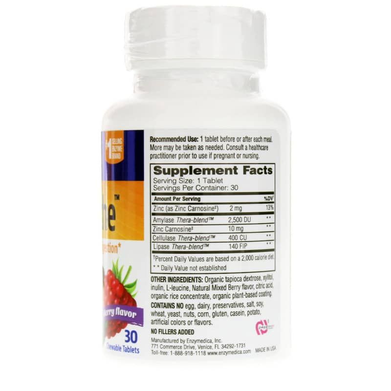 Acid Soothe Chewable Berry Flavor, 30 Chewable Tablets | Успокаивающий кислотный препарат жевательный со вкусом ягод, 30 жевательных таблеток