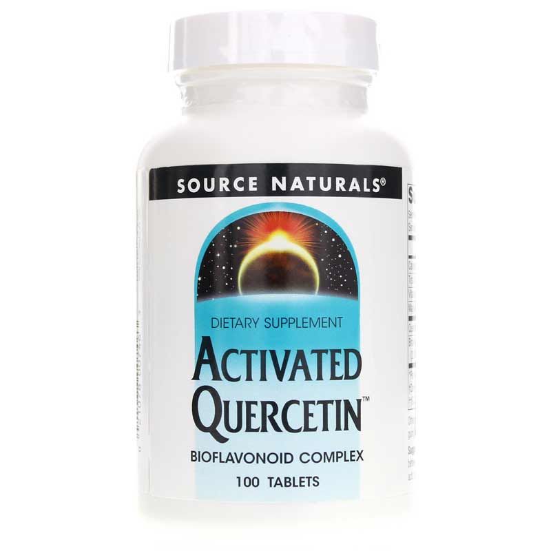 Activated Quercetin Bioflavonoid Complex Tablets, 100 Tablets | Таблетки активированного комплекса биофлавоноидов кверцетина, 100 таблеток