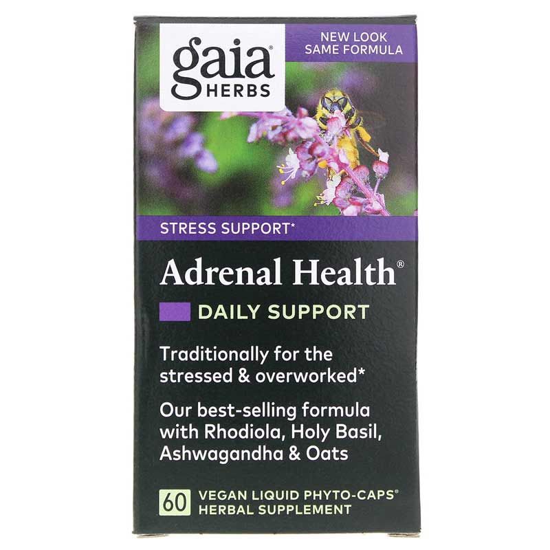 Adrenal Health Daily Support, 60 Liquid Capsules | Ежедневная поддержка здоровья надпочечников, 60 жидких капсул