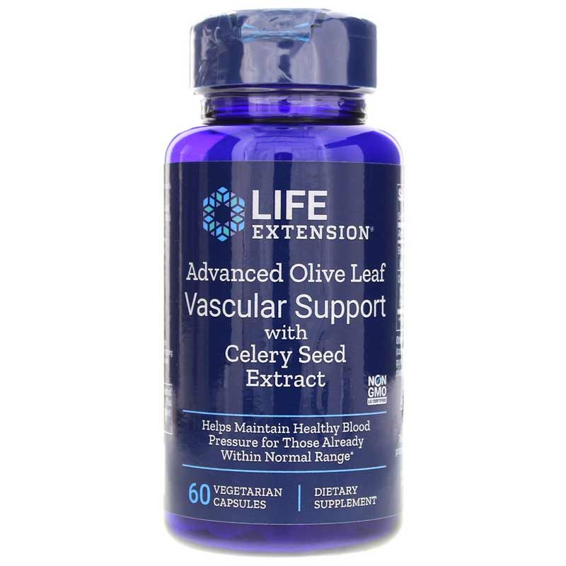 Advanced Olive Leaf Vascular Support with Celery Seed | Передова підтримка судин із насінням селери та листям оливи