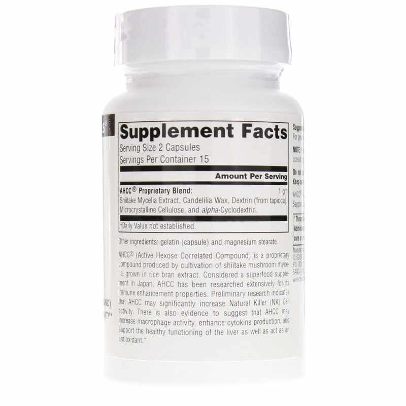 AHCC 500 Mg Capsules, 30 Capsules | Капсулы AHCC 500 мг, 30 капсул