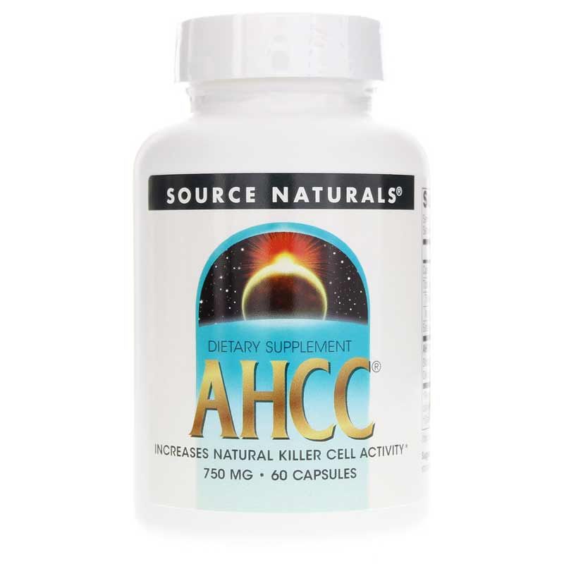 AHCC 750 Mg, Source Naturals, 60 Capsules | AHCC 750 мг, source naturals, 60 капсул