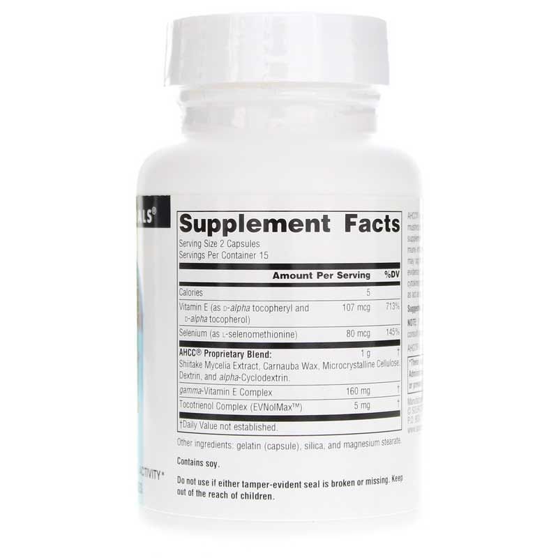 AHCC Plus 500 Mg, Source Naturals, 30 Capsules | AHCC плюс 500 мг, source naturals, 30 капсул