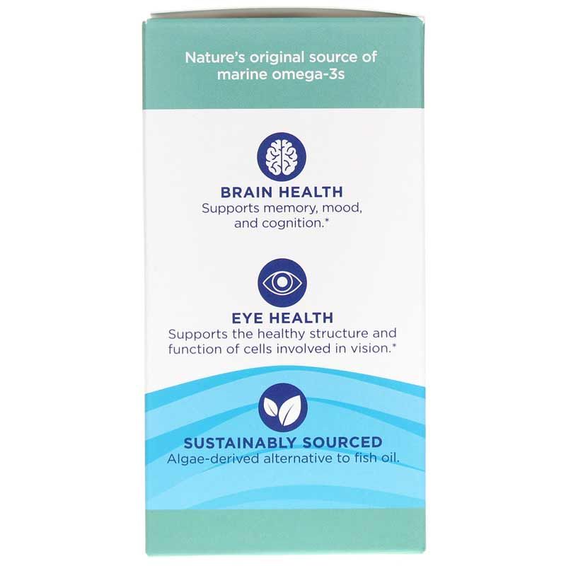 Algae DHA, 60 Softgels | ДГК водорослей, 60 гелевых капсул