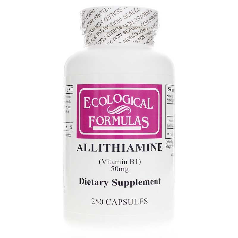Allithiamine Vitamin B1 50 Mg, 250 Capsules | Аллитиамин витамин B1 50 мг, 250 капсул