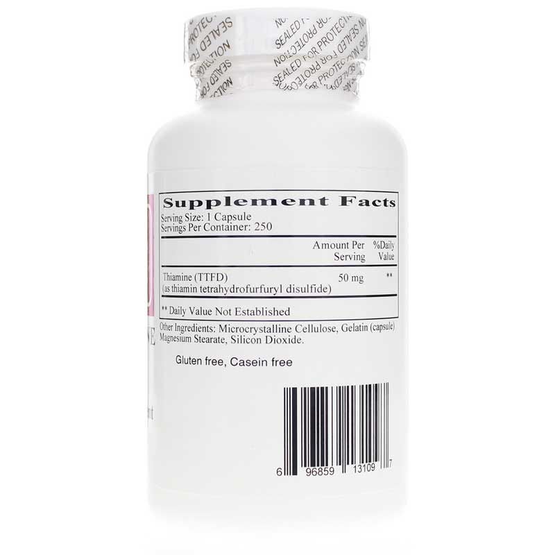 Allithiamine Vitamin B1 50 Mg, 250 Capsules | Аллитиамин витамин B1 50 мг, 250 капсул