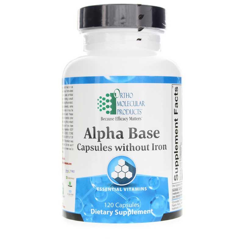 Alpha Base Capsules without Iron, 120 Capsules | Капсулы альфа-база без железа, 120 капсул