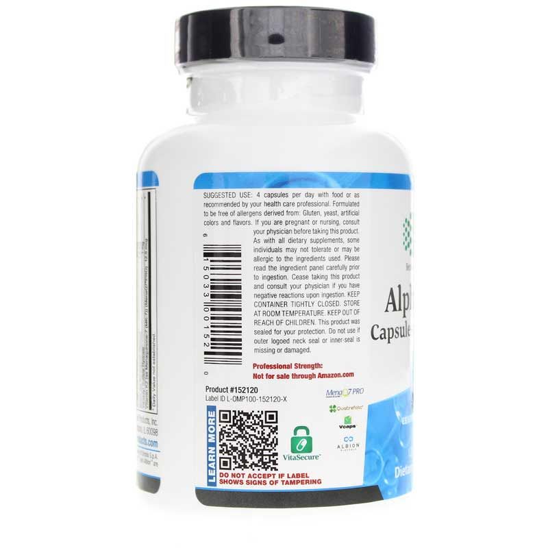 Alpha Base Capsules without Iron, 120 Capsules | Капсулы альфа-база без железа, 120 капсул