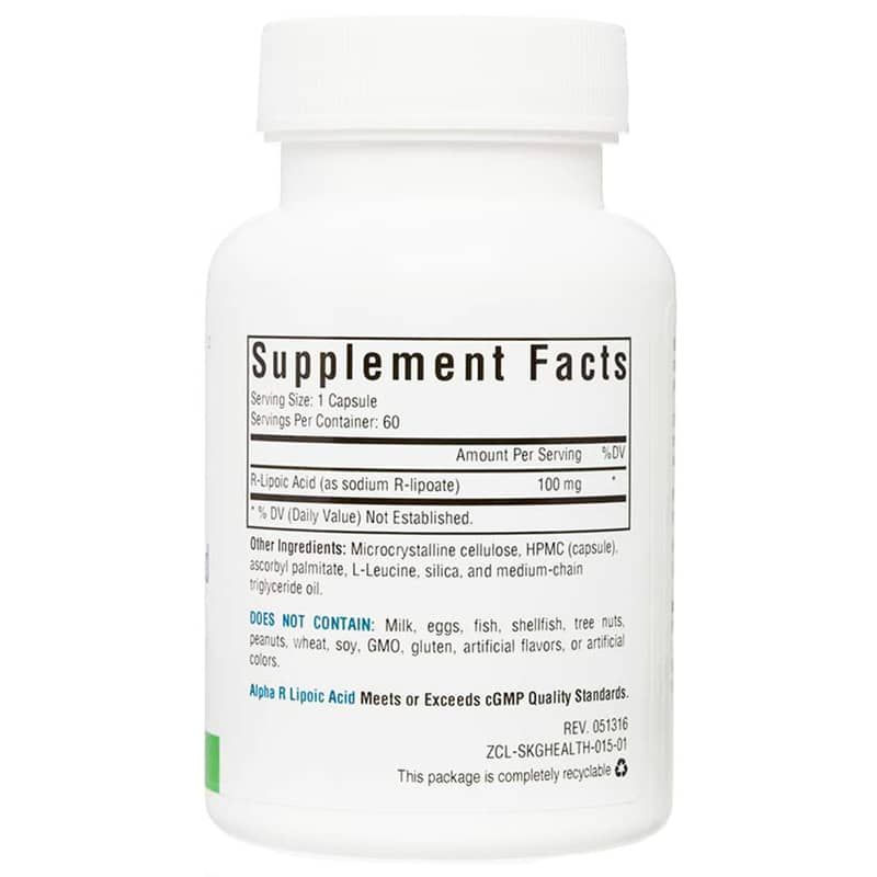Alpha R Lipoic Acid 100 Mg | Альфа Р липоевая кислота 100 мг