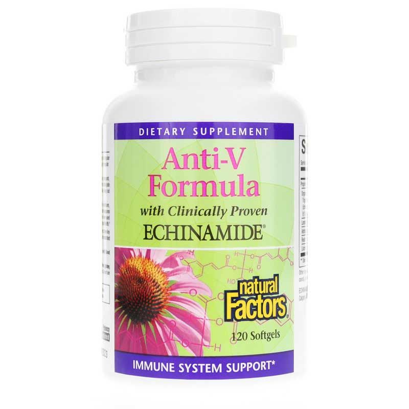 Anti-V Formula with Clinically Proven Echinamide, 120 Softgels | Формула анти-В с клинически проверенным эхинамидом, 120 гелевых капсул