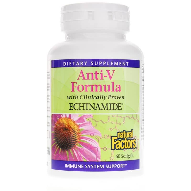 Anti-V Formula with Clinically Proven Echinamide, 60 Softgels | Формула анти-В із клінічно перевіреним ехінамідом, 60 гелевих капсул