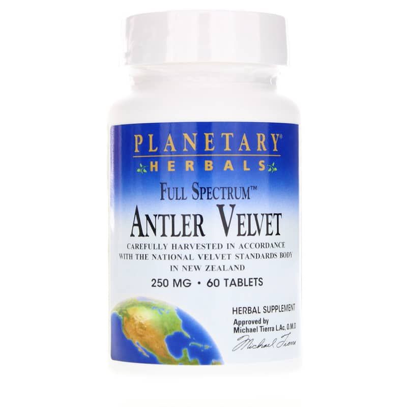 Antler Velvet Full Spectrum 250 Mg, 60 Tablets | Пантовий оксамит повний спектр 250 мг, 60 таблеток