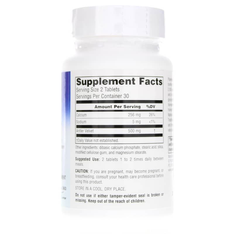 Antler Velvet Full Spectrum 250 Mg, 60 Tablets | Пантовий оксамит повний спектр 250 мг, 60 таблеток