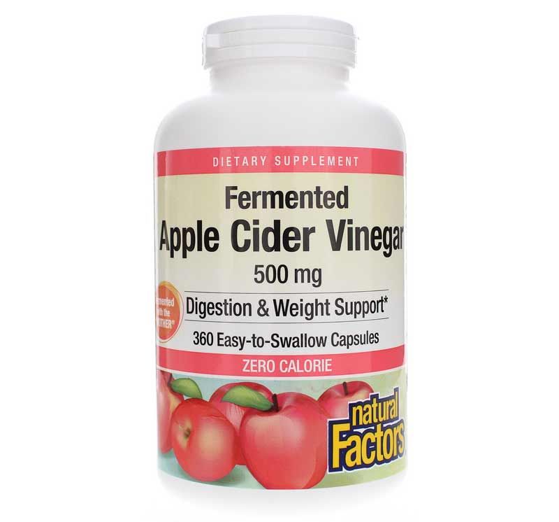 Apple Cider Vinegar 500 Mg, 360 Capsules | Яблучний оцет 500 мг, 360 капсул