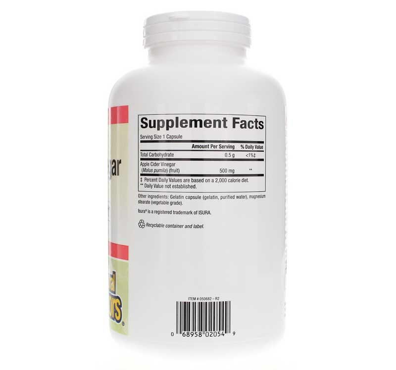 Apple Cider Vinegar 500 Mg, 360 Capsules | Яблучний оцет 500 мг, 360 капсул