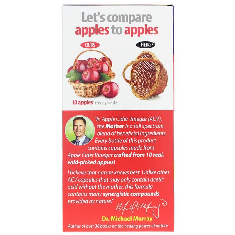 Apple Cider Vinegar, 120 Capsules | Яблочный уксус, 120 капсул