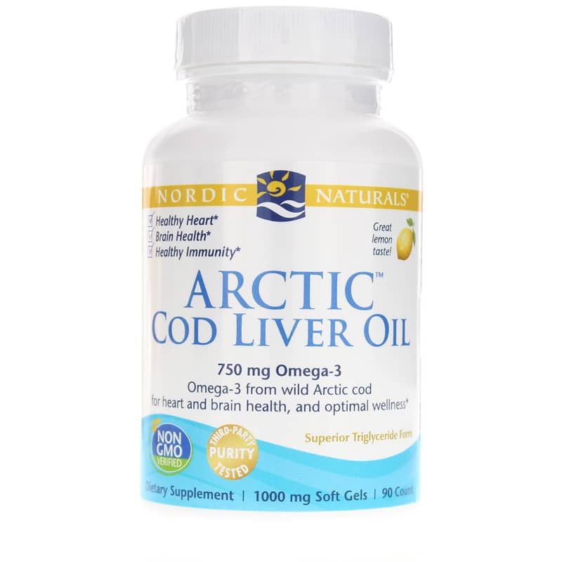 Arctic Cod Liver Oil Softgels, 90 Softgels | Олія печінки арктичної тріски м'які гелі, 90 гелевих капсул