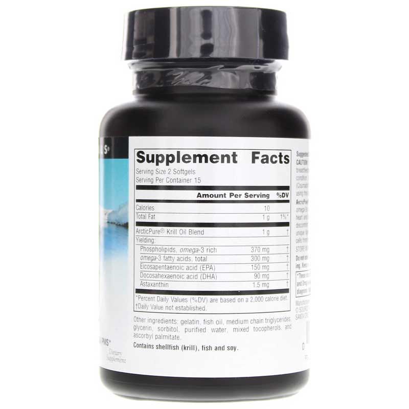ArcticPure Krill Oil 500 Mg, Source Naturals, 30 Softgels | Масло криля ArcticPure 500 мг, source naturals, 30 гелевых капсул