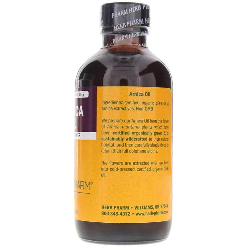 Arnica Oil Topical, 4 Oz | Масло арники местное, 4 унции
