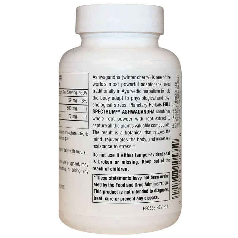 Ashwagandha 570 Mg Full Spectrum | Ашвагандха 570 мг полный спектр