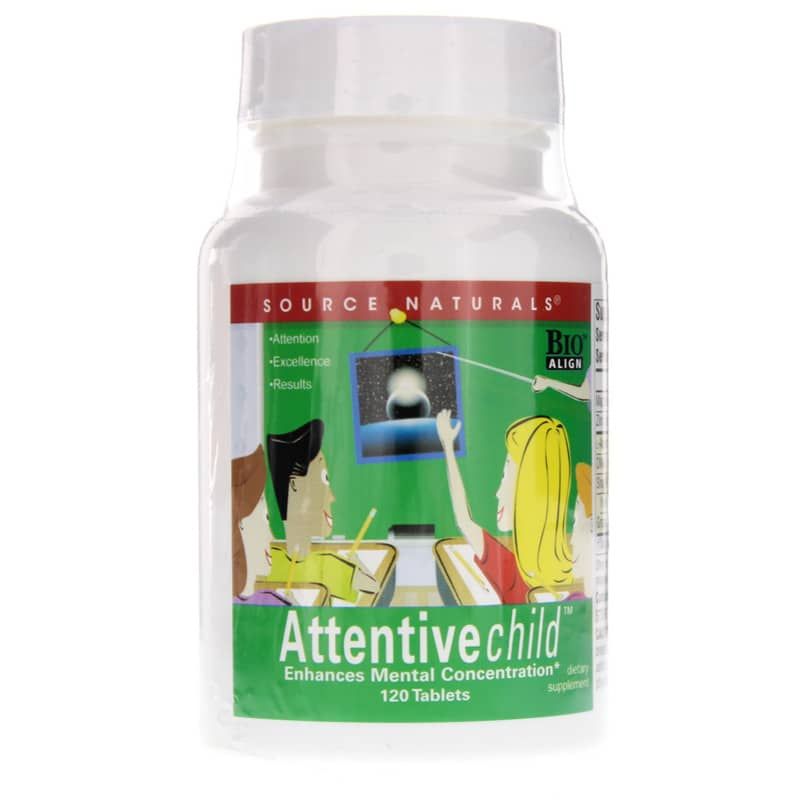 Attentive Child Tablets, 120 Tablets | Таблетки для внимательных детей, 120 таблеток