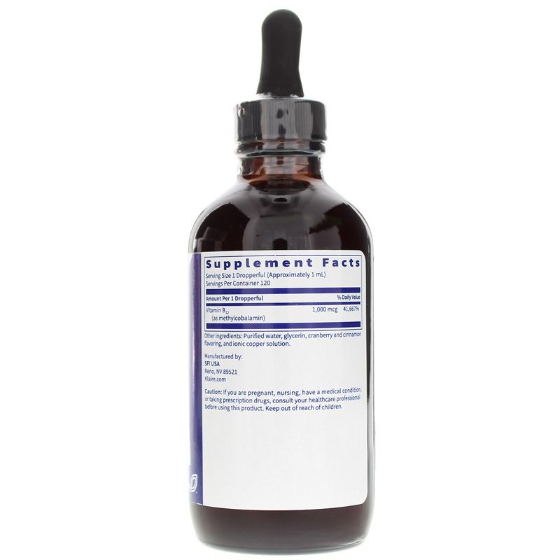 B12 Liquid Methylcobalamin 1000 Mcg, 4 Oz | B12 жидкий метилкобаламин 1000 мкг, 4 унции