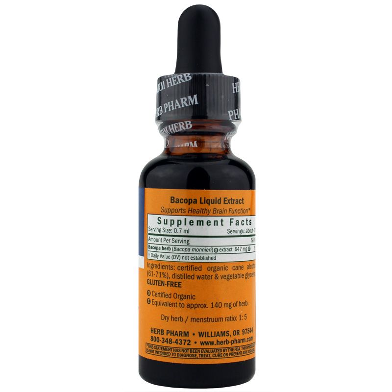 Bacopa Extract, 1 Oz | Экстракт бакопы, 1 унция