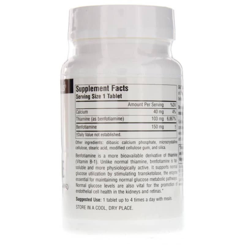 Benfotiamine 150 Mg, 120 Tablets | Бенфотиамин 150 мг, 120 таблеток