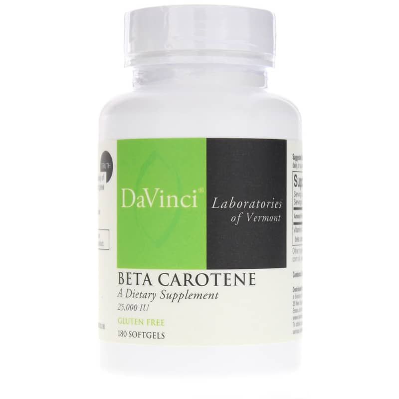 Beta Carotene 25000 IU, 180 Softgels | Бета-каротин 25000 МЕ, 180 гелевых капсул