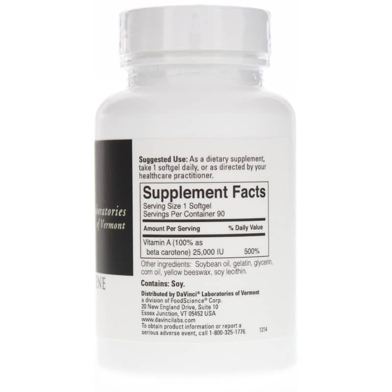 Beta Carotene 25000 IU, 90 Softgels | Бета-каротин 25000 МО, 90 гелевих капсул