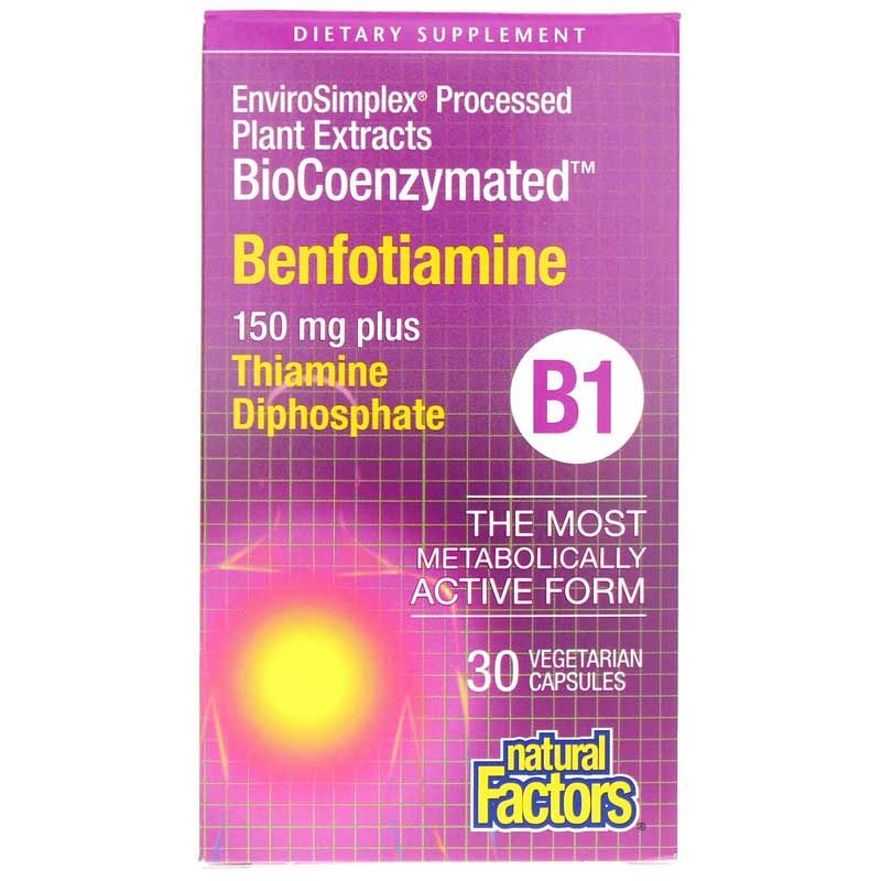 BioCoenzymated Benfotiamine 150 Mg | Біокоензимований бенфотіамін 150 мг