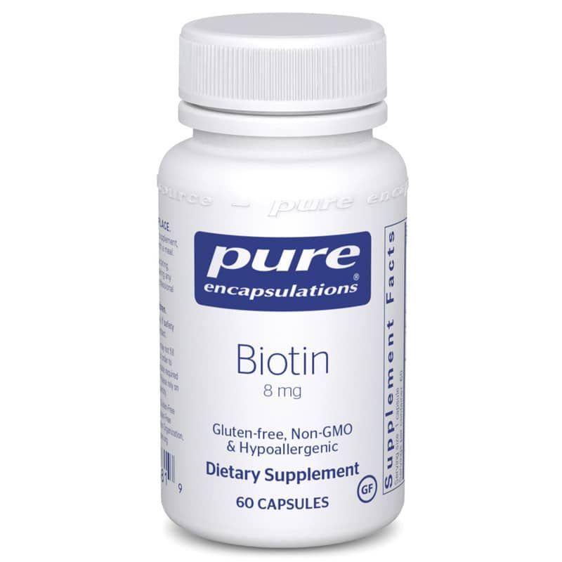 Biotin 8 Mg, 60 Capsules | Біотин 8 мг, 60 капсул