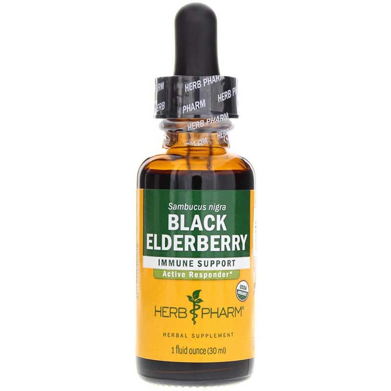 Black Elderberry Extract Organic, 1 Oz | Екстракт бузини чорної органічний, 1 унція