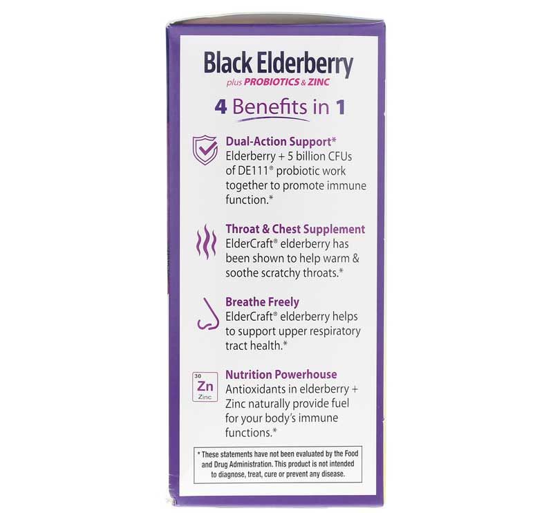 Black Elderberry On-the-Go Immune Packs, 30 Packets | Иммунные пакеты "на ходу" с черной бузиной, 30 пакетов