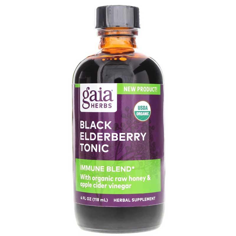 Black Elderberry Tonic, 4 Oz | Тоник из черной бузины, 4 унции