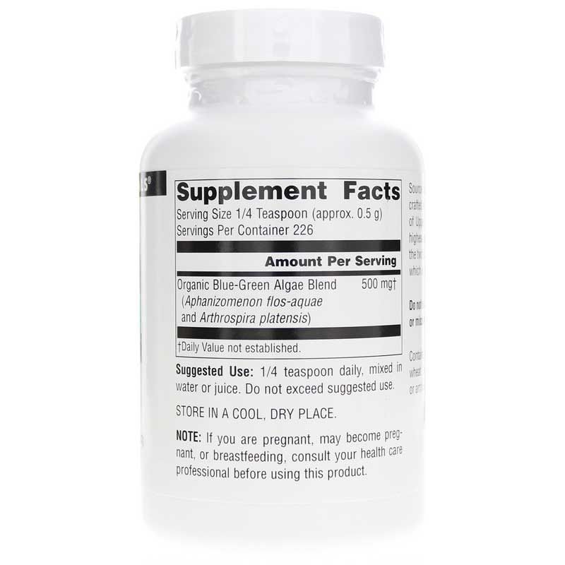 Blue-Green Algae Powder, 4 Oz | Порошок сине-зеленых водорослей, 4 унции
