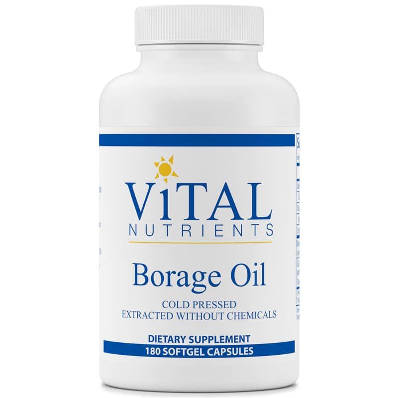 Borage Oil 1000 Mg, 180 Softgels | Масло бурачника 1000 мг, 180 гелевых капсул