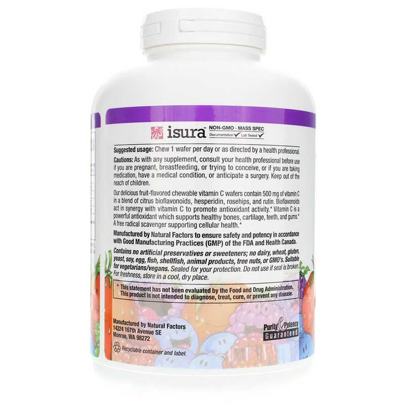C-500 Mg Natural Fruit Chew, Blueberry Raspberry Boysenberry, 180 Chewable Tablets | C-500 мг натуральний фруктовий жувальний натуральний фруктовий жувальний, Чорниця Малина Бойсенберрі, 180 жувальних таблеток