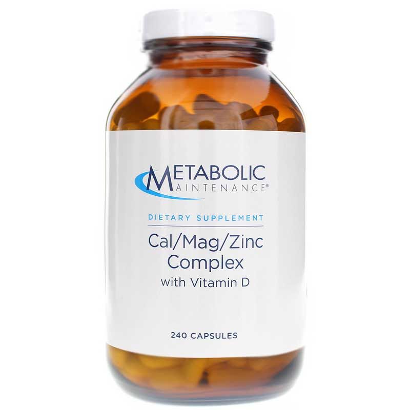 Cal/Mag/Zinc Complex with Vitamin D, 240 Capsules | Комплекс кал/маг/цинк із вітаміном D, 240 капсул