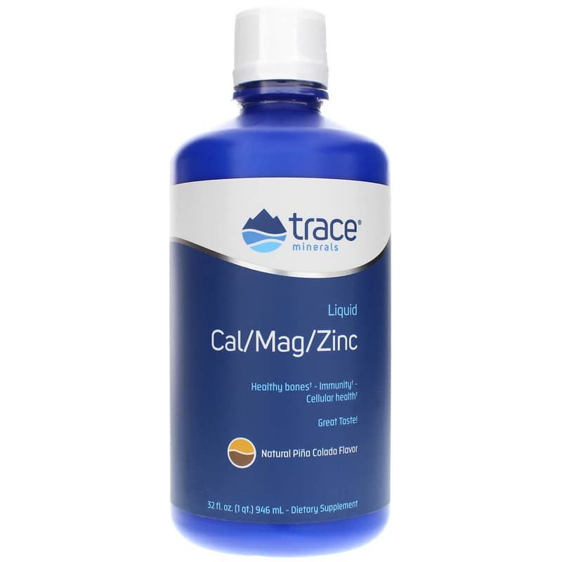 Cal/Mag/Zinc Liquid, Pina Colada | Кал/маг/цинк жидкий, Пина Колада