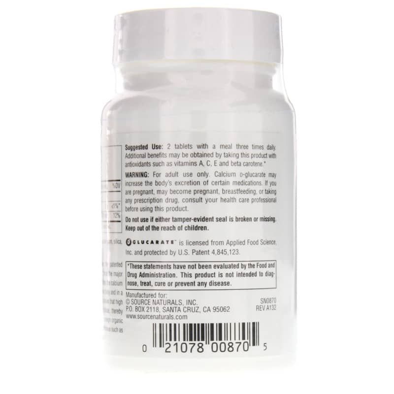 Calcium D-Glucarate 500 Mg, 60 Tablets | Кальция D-глюкарат 500 мг, 60 таблеток