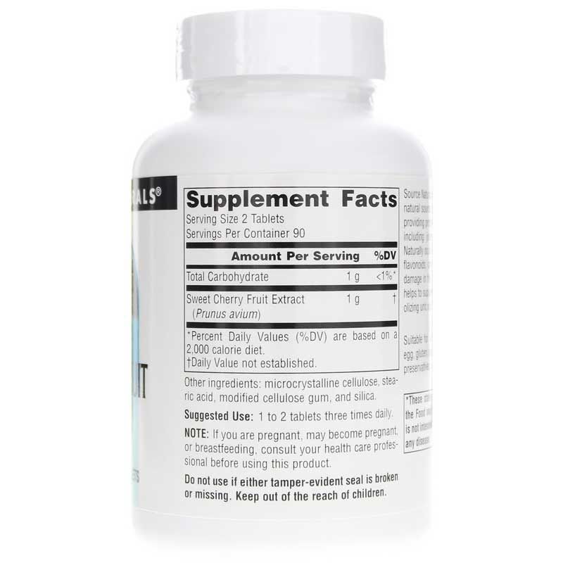 Cherry Fruit Extract, Source Naturals, 180 Tablets | Экстракт плодов вишни, source naturals, 180 таблеток