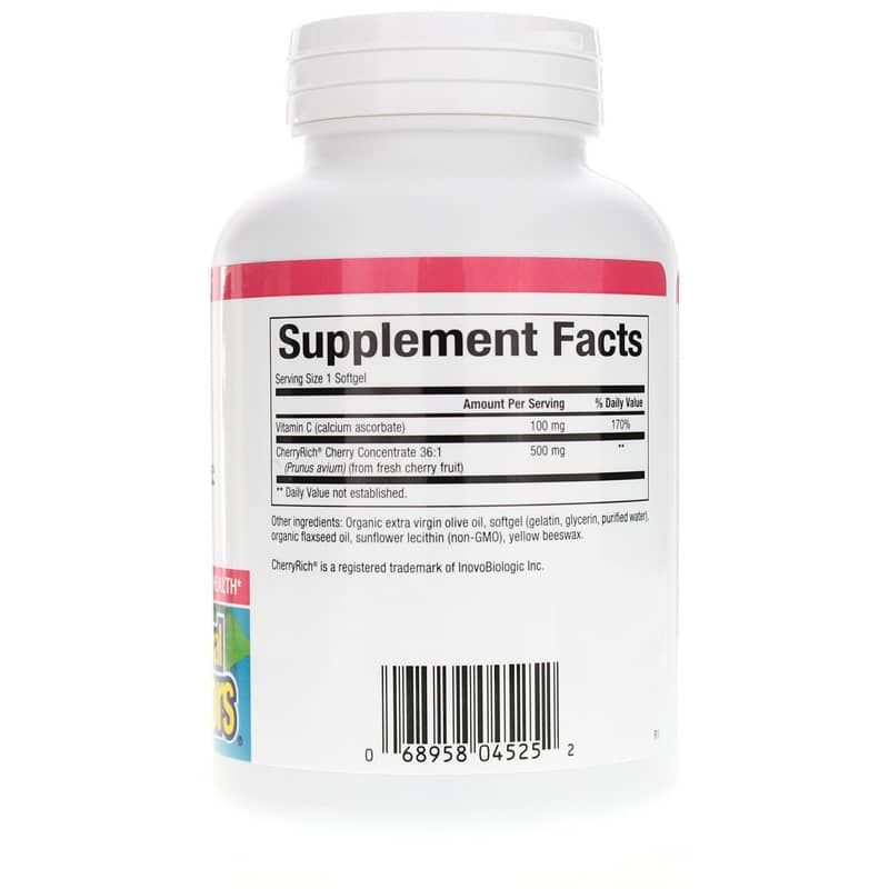CherryRich Super Strength Cherry Concentrate, 90 Softgels | CherryRich суперсильный вишневый концентрат, 90 гелевых капсул