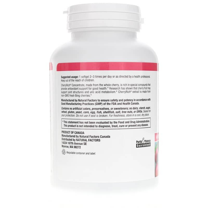 CherryRich Super Strength Cherry Concentrate, 90 Softgels | CherryRich суперсильный вишневый концентрат, 90 гелевых капсул